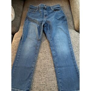 LL Bean‎ Vista Trekking Convertible Hiking  Pants Blue Womens 16 Zip Off Stretch